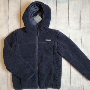 Boys Sz M Eddie Bauer Fleece Sherpa Jacket